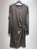CO5 Dark Brown Flowy Dress