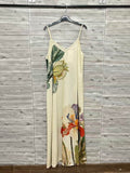 ZOPDGR Printed Dress Green