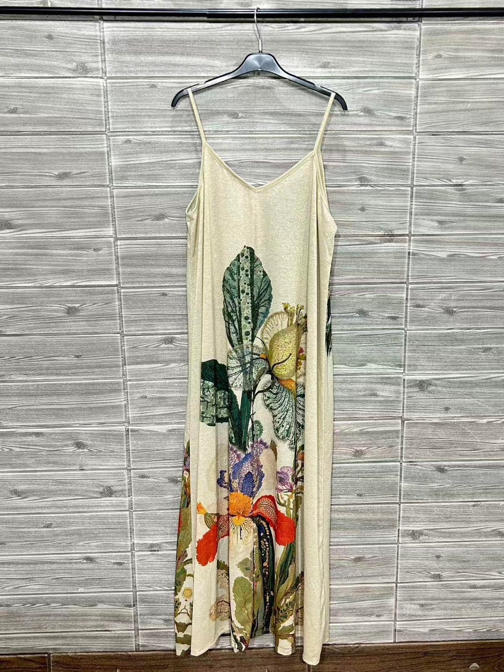 ZOPDGR Printed Dress Green