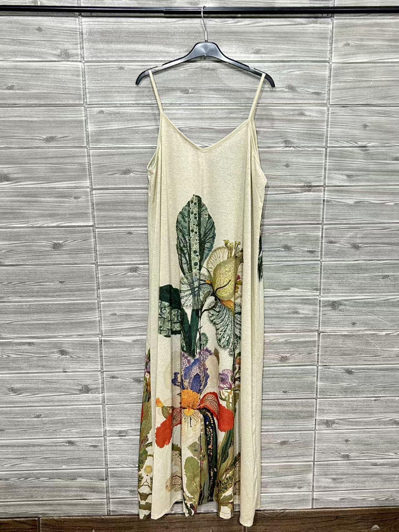 ZOPDGR Printed Dress Green
