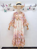 Loowie Embroidered Print in Pink