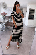 ESTODBK Cotton Oversize Maxi Dress Black