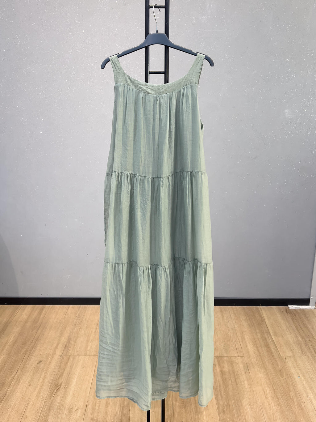 VLLTLKH Tencel Long Dress Khaki