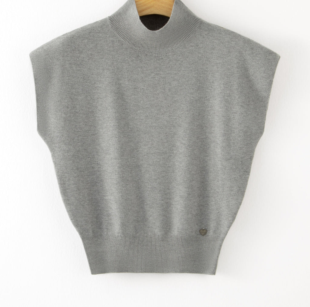 LUTNS3 Grey Turtleneck Sweater