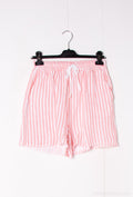 Palm Embroidered Pocket Shorts Coral