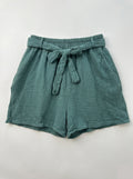 Cotton Gauze Shorts Celadon