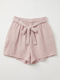 Cotton Gauze Shorts Nude