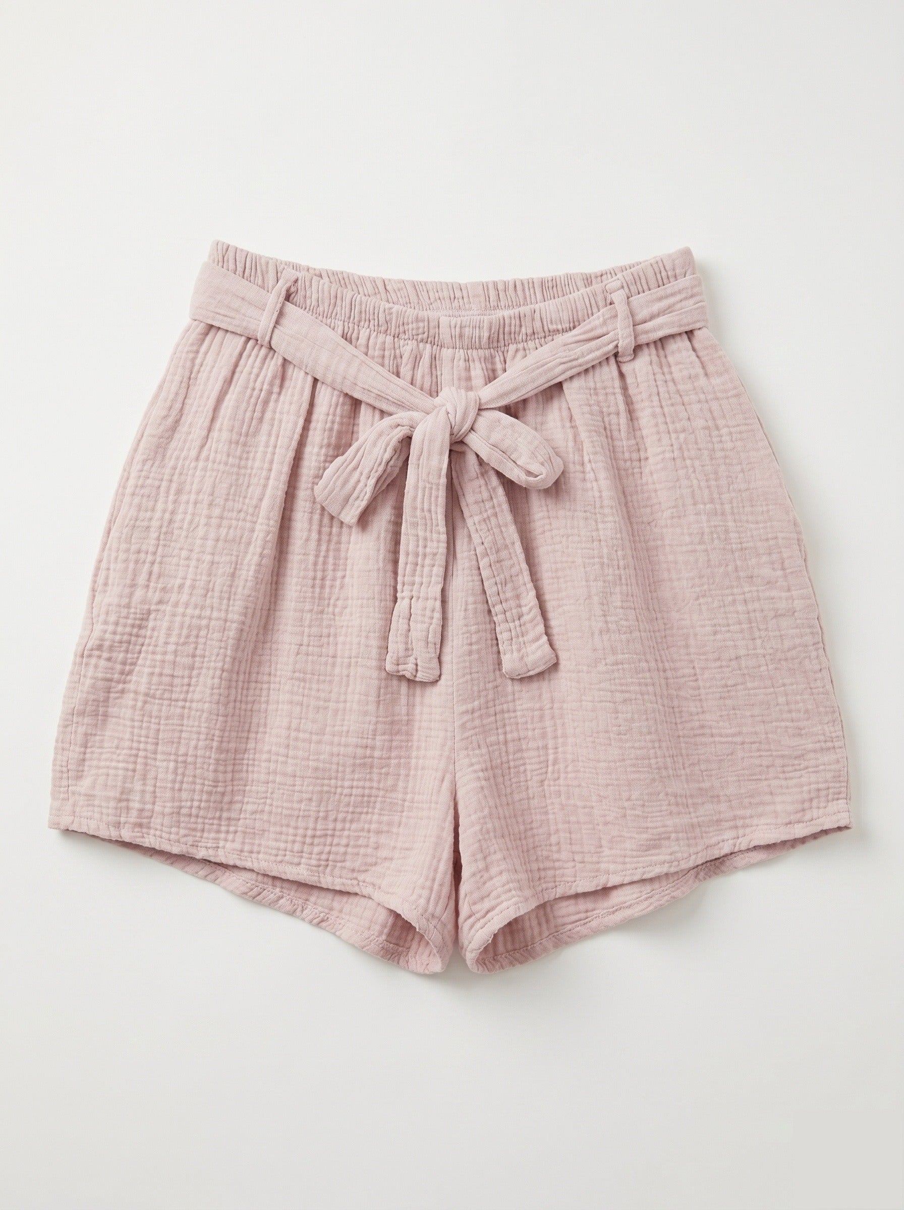Cotton Gauze Shorts Nude