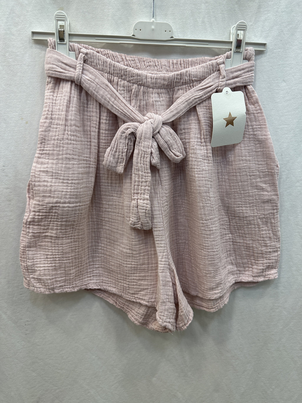 Cotton Gauze Shorts Nude