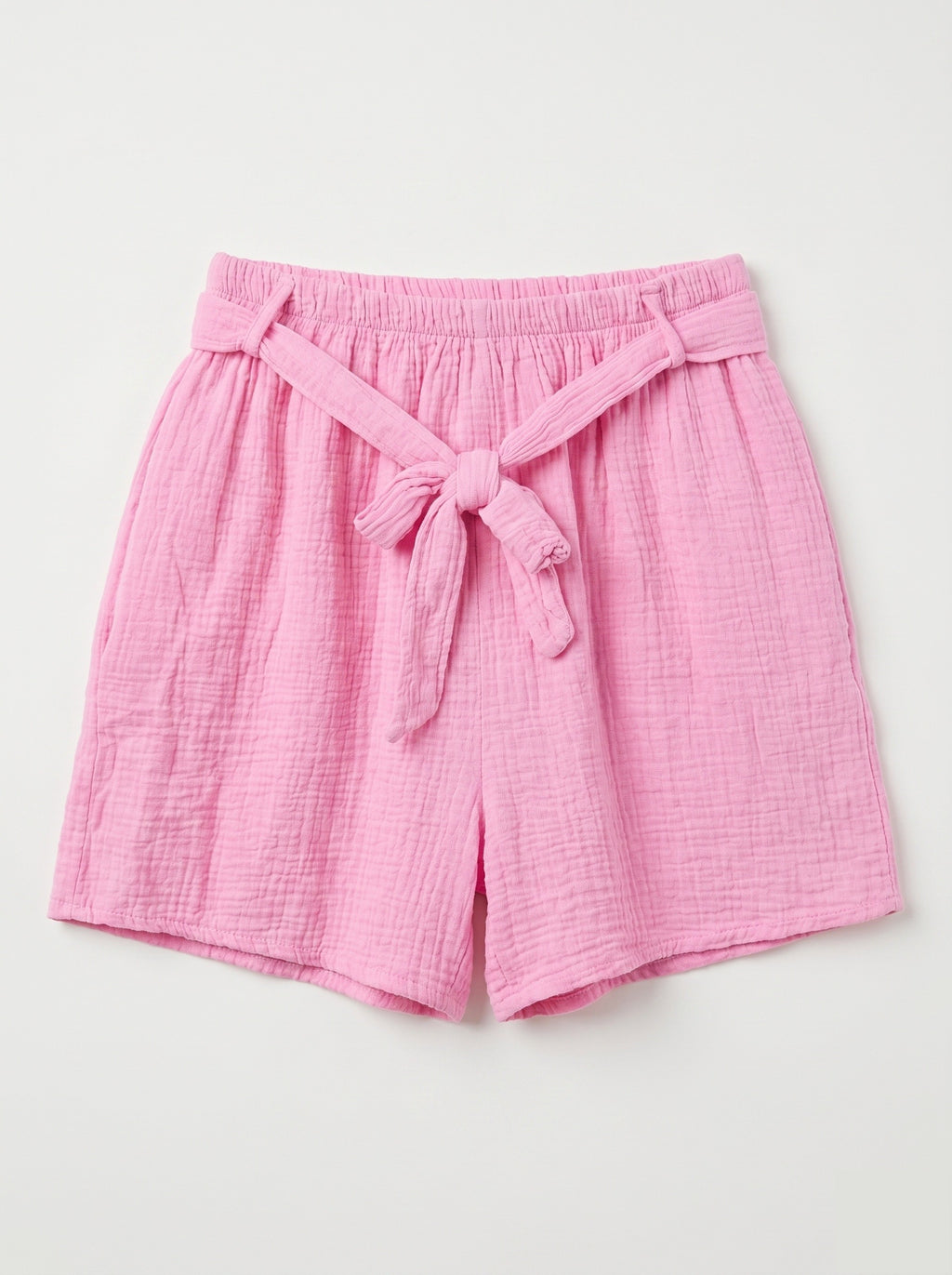 Cotton Gauze Shorts Pink