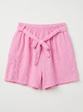 Cotton Gauze Shorts Pink