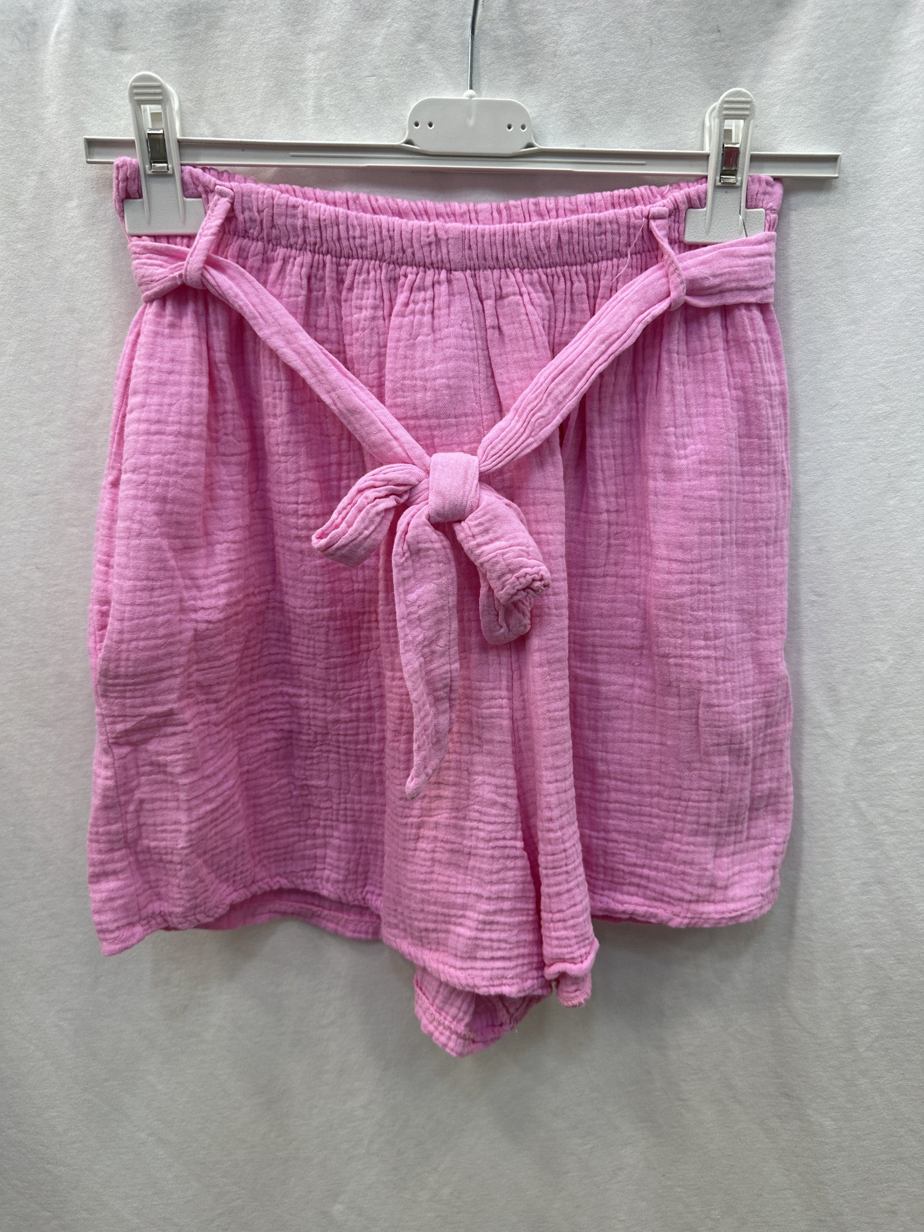 Cotton Gauze Shorts Pink