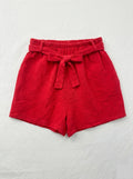 Cotton Gauze Shorts Red