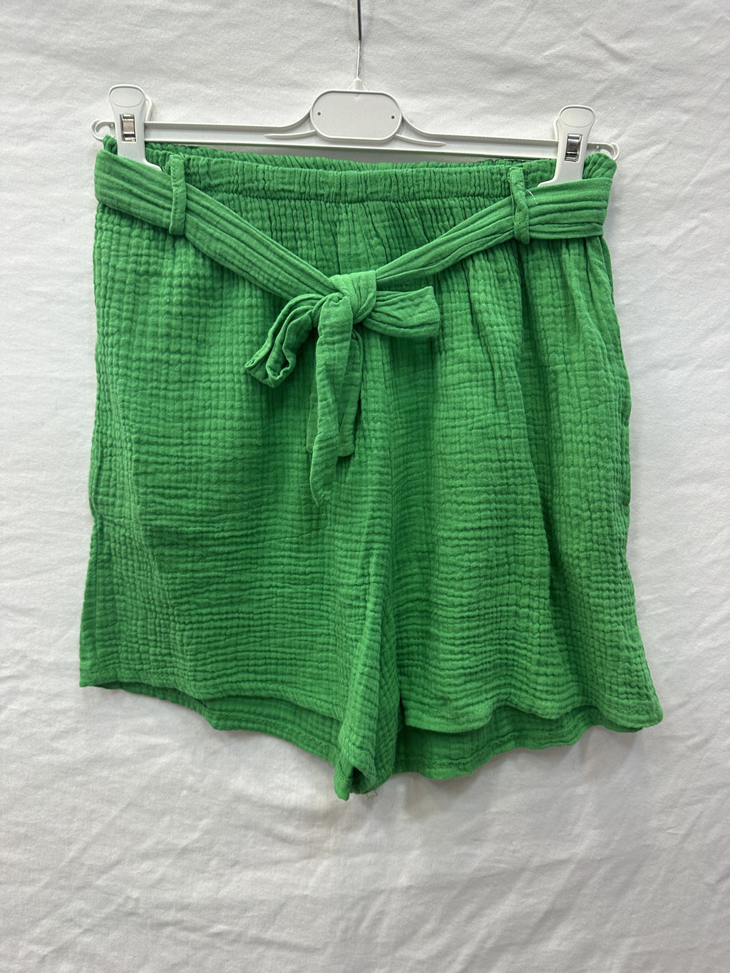 Cotton Gauze Shorts Green