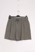 Linen/Cotton Shorts Khaki