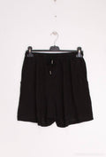 Linen/Cotton Shorts Black