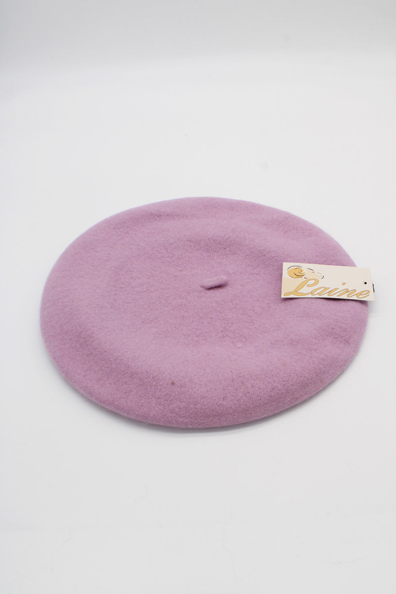 HO5020 Classic Wool Beret - Pink 1