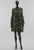 ES2 Khaki Wrap Dress
