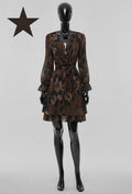 ES3 Dark Brown Wrap Dress