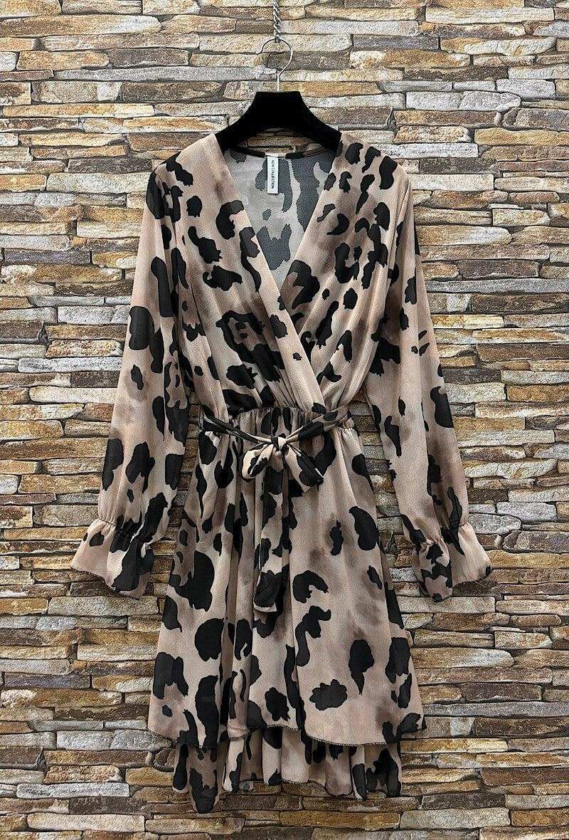 ES4 Champagne Wrap Dress