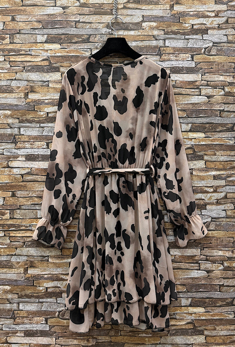 ES4 Champagne Wrap Dress