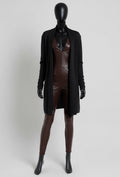 ES11 Black Longline Cardigan