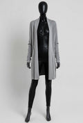 ES12 Gray Longline Cardigan