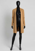 ES15 Caramel Longline Cardigan