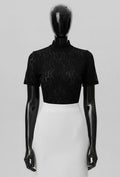 ES28 Black Lace Top