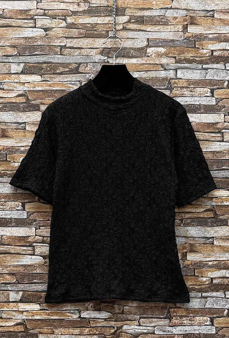 ES28 Black Lace Top