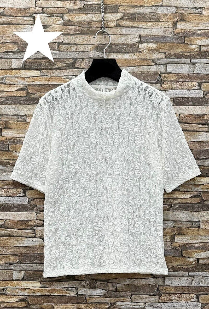 ES29 White Lace Top