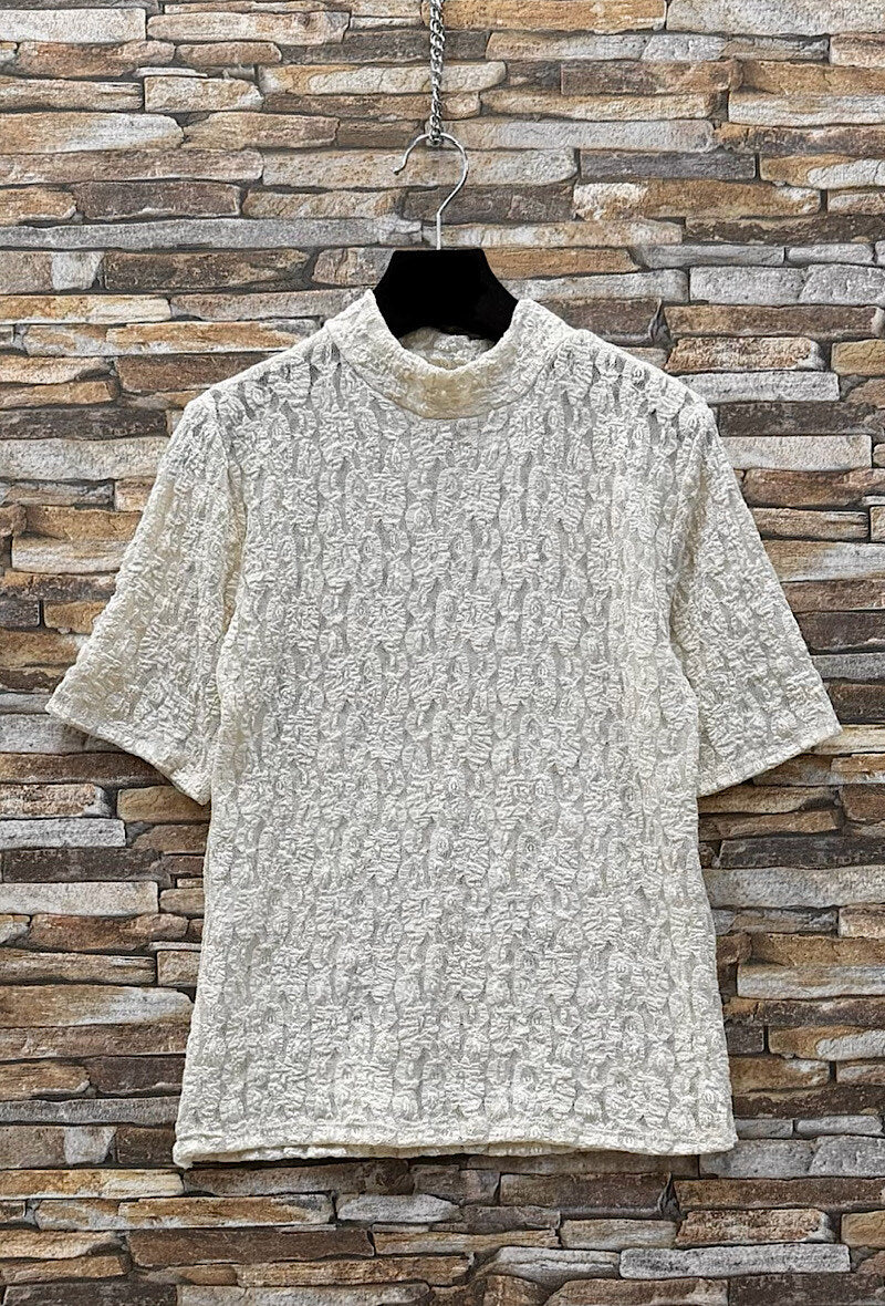 ES33 Beige Lace Top