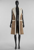 ES17 Caramel Sleeveless Coat