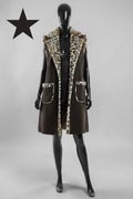 ES27 Dark Brown Fur Coat