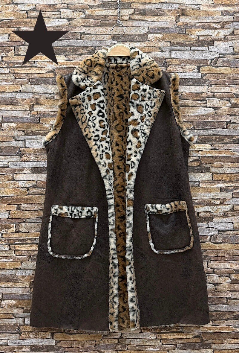 ES27 Dark Brown Fur Coat