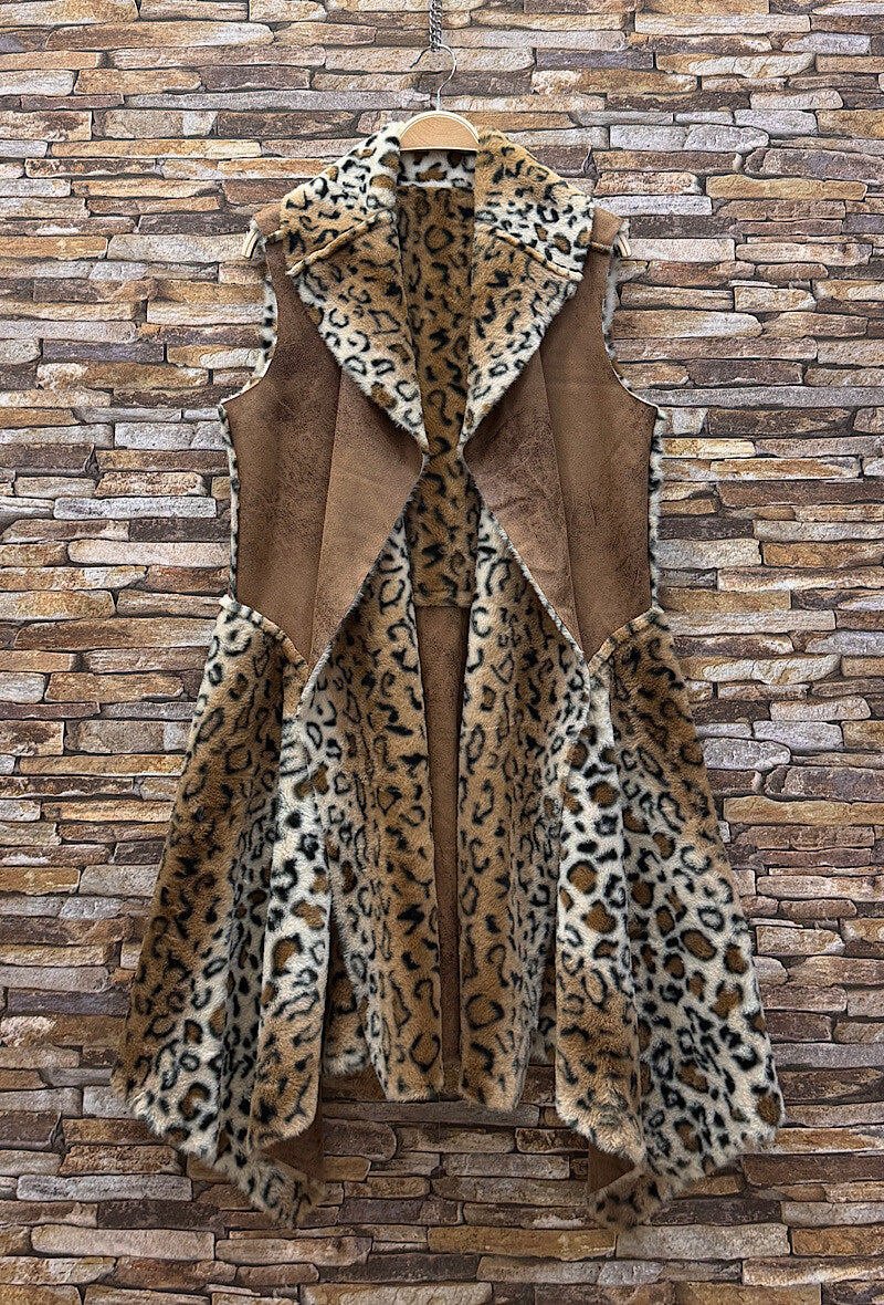 ES24 Caramel Leopard Coat