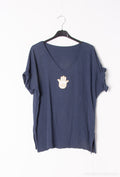 MYFSEB Fatima Sweat T-shirt Estate Blue