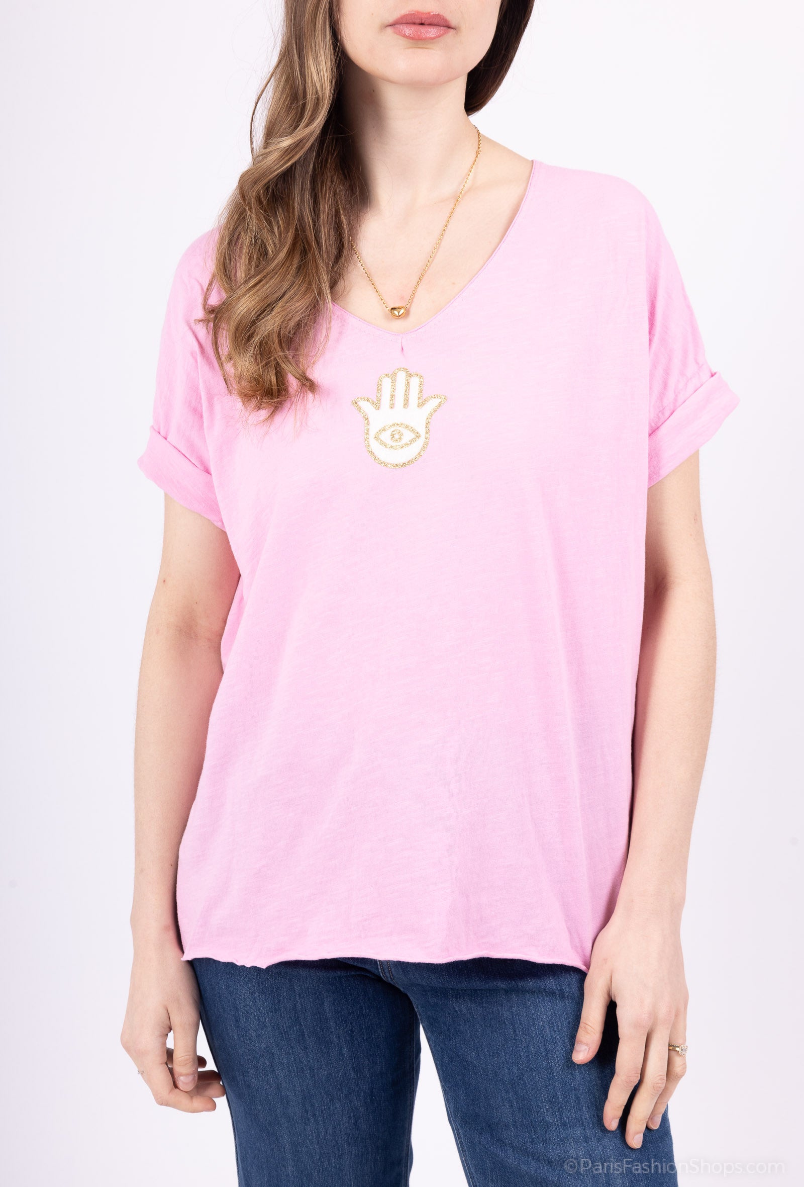 MYFSRS Fatima Sweat T-shirt Rose Shadow