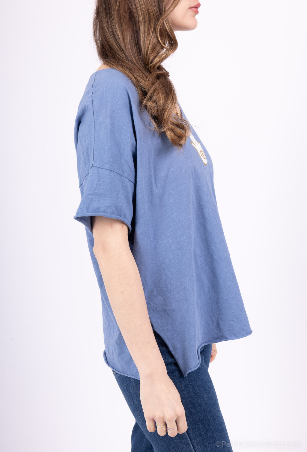 MYFSDN Fatima Sweat T-shirt Denim