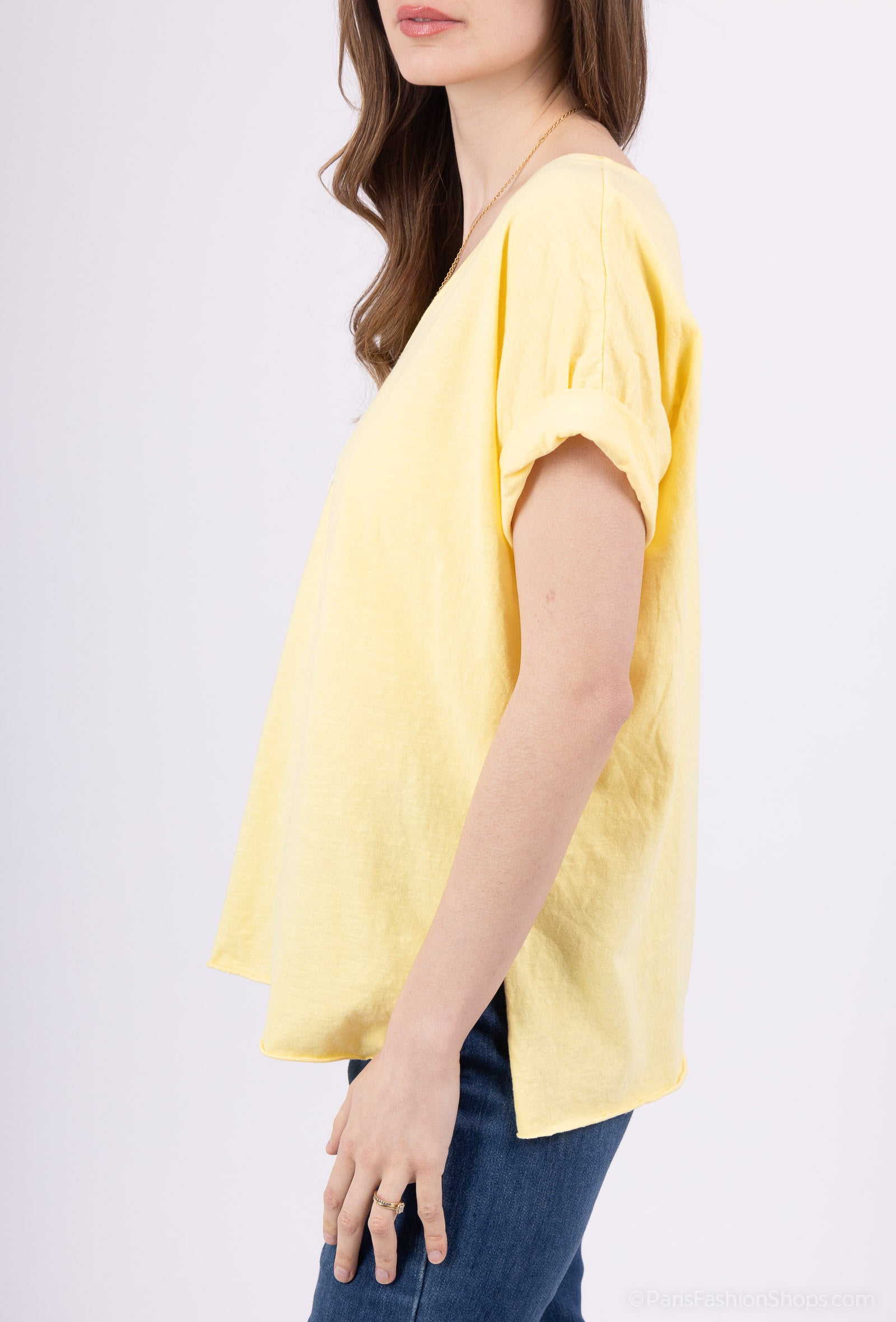 MYFSLY Fatima Sweat T-shirt Light Yellow
