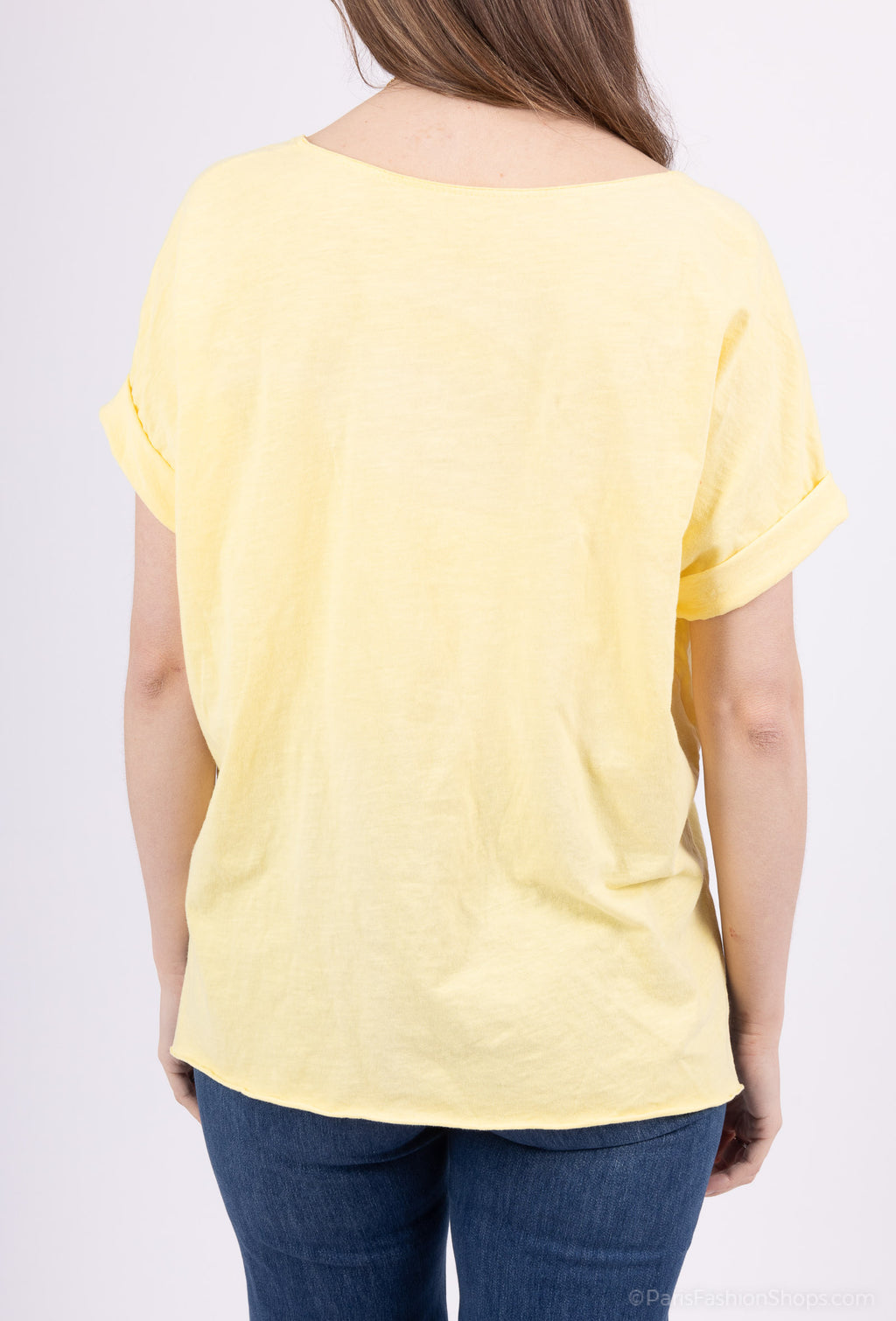 MYFSLY Fatima Sweat T-shirt Light Yellow