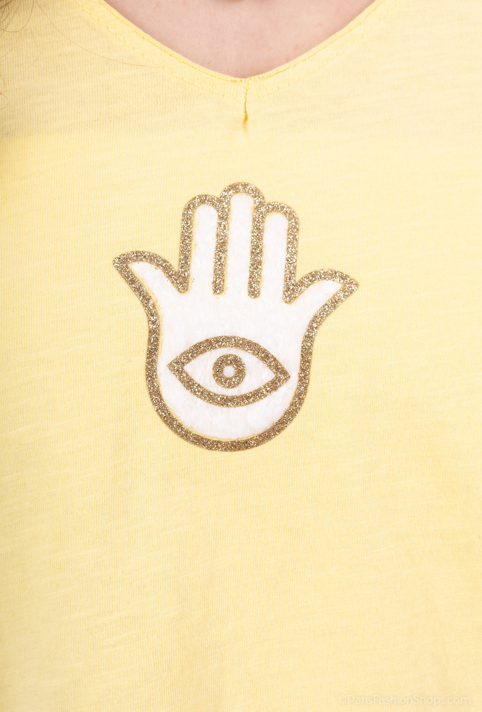 MYFSLY Fatima Sweat T-shirt Light Yellow