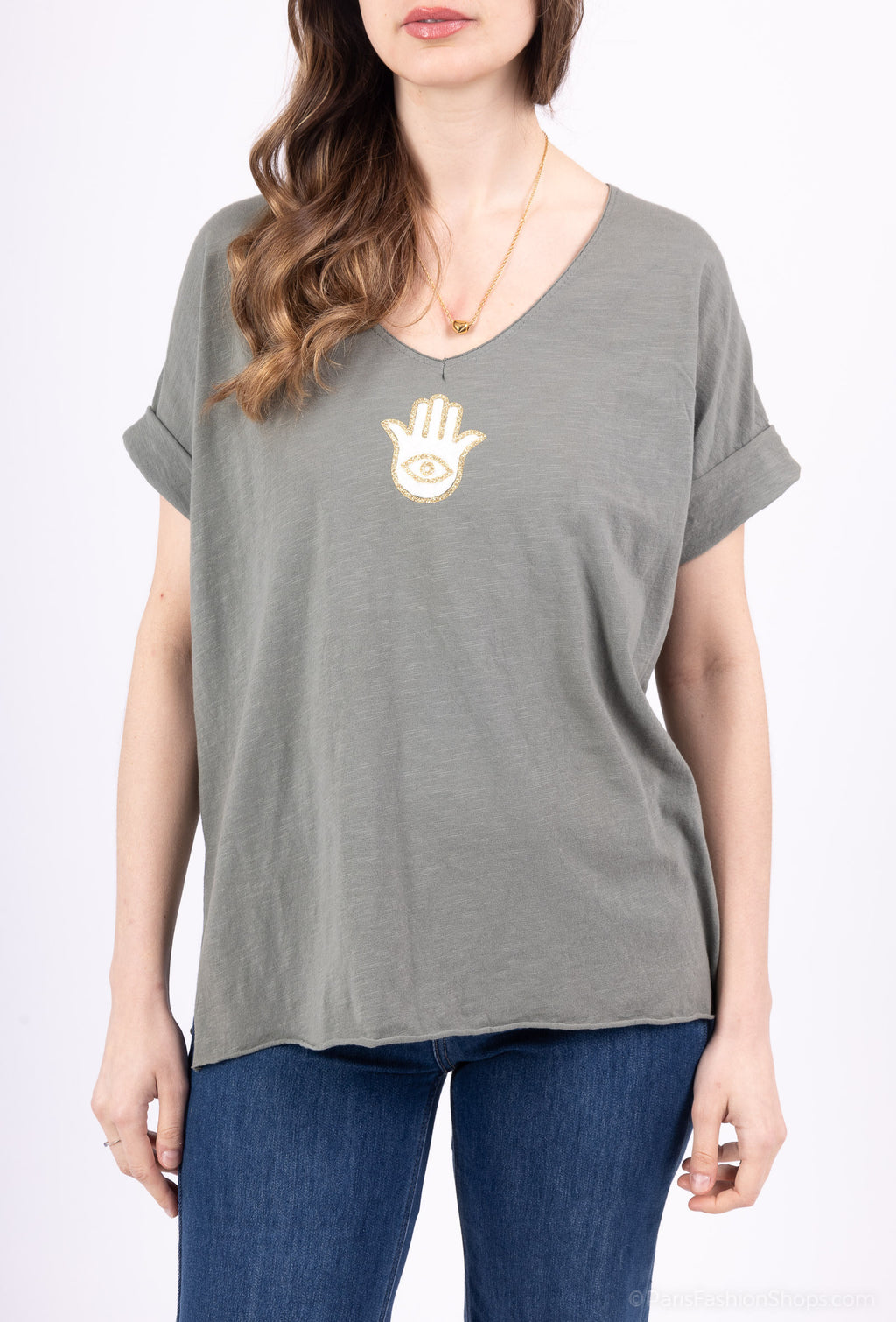 MYFSOL Fatima Sweat T-shirt Olive