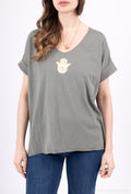 MYFSOL Fatima Sweat T-shirt Olive