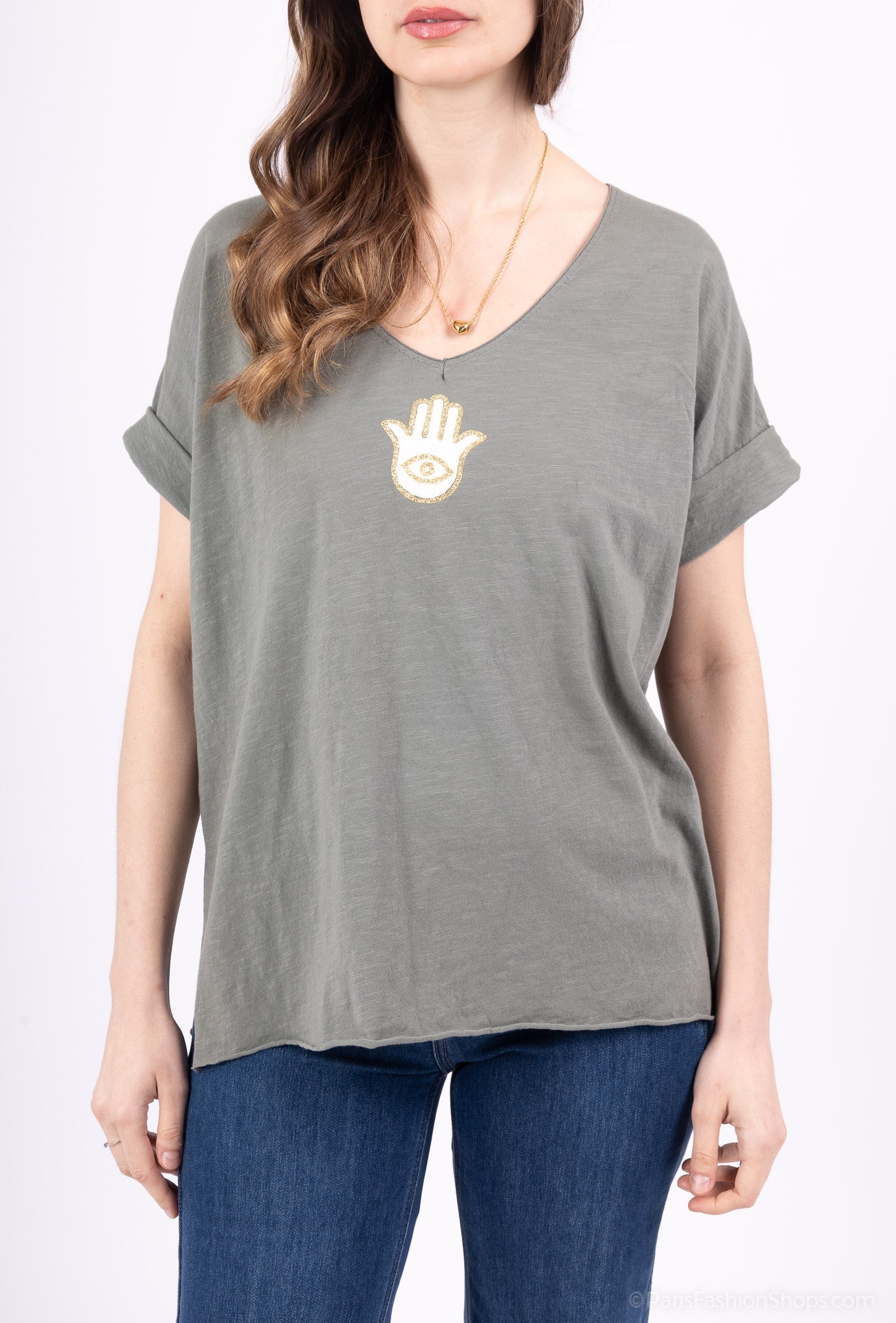 MYFSOL Fatima Sweat T-shirt Olive