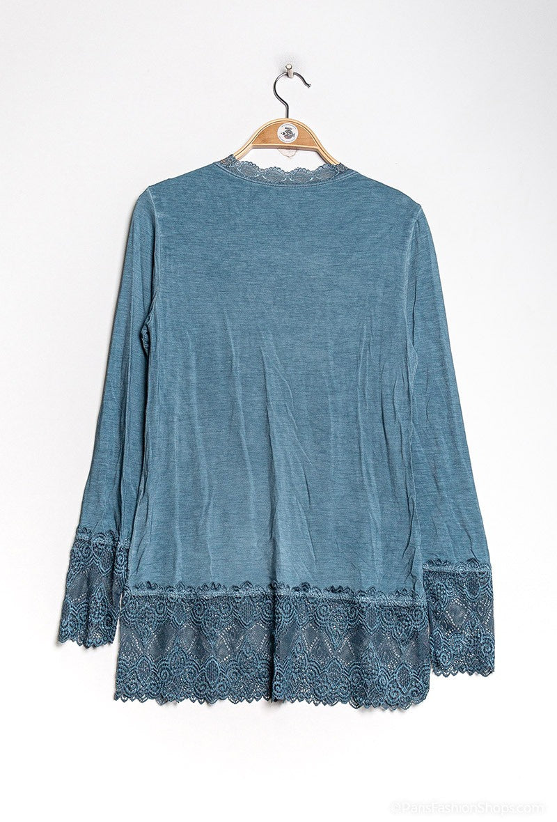 MYLJN T-shirt with lace Jeans
