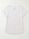 MYBVHLW Basic V-Neck T-Shirt Hello Lover White