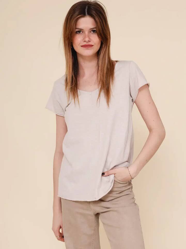 MYBBG Basic t-shirt Beige