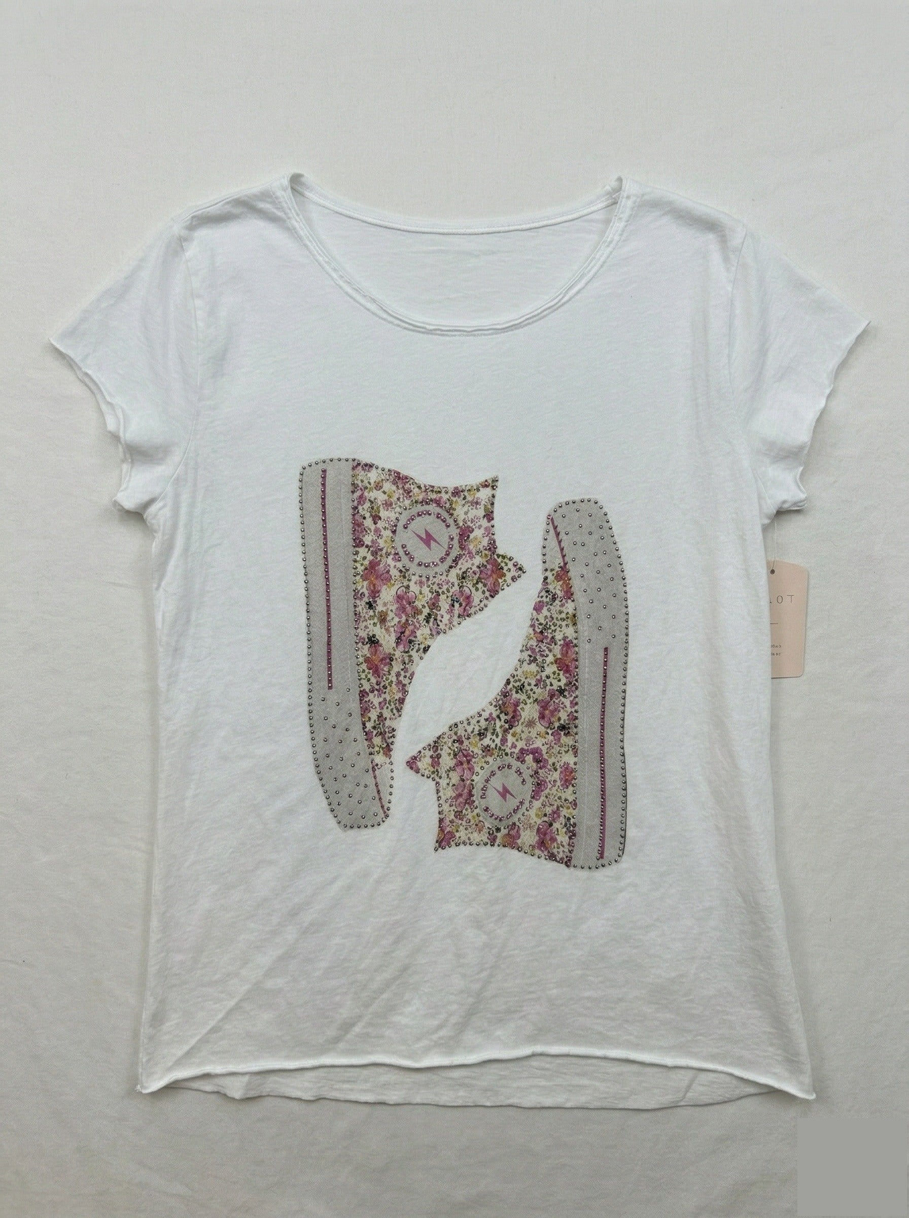 MYWLSRA White T-shirt Liberty Sneakers Raspberry