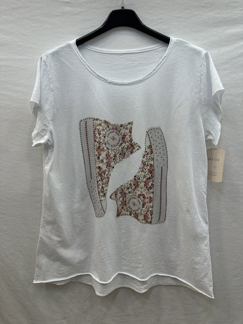 MYWLSORO White T-shirt Liberty Sneakers Old Rose